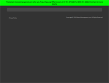 Tablet Screenshot of financialmanagment.com